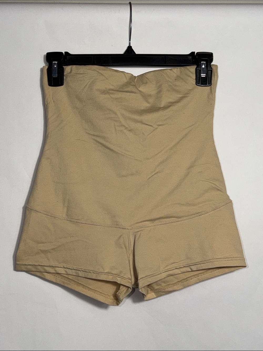 Flexees High-Waist Nude Shapewear Shorts- Tummy Control Body Shaper Large L